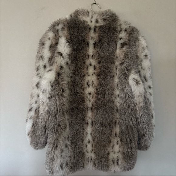 VINTAGE Jordache Faux Fur Coat USA-Fire LG- Read AMAZING STYLE- GLAM- PERFECT - Picture 8 of 8